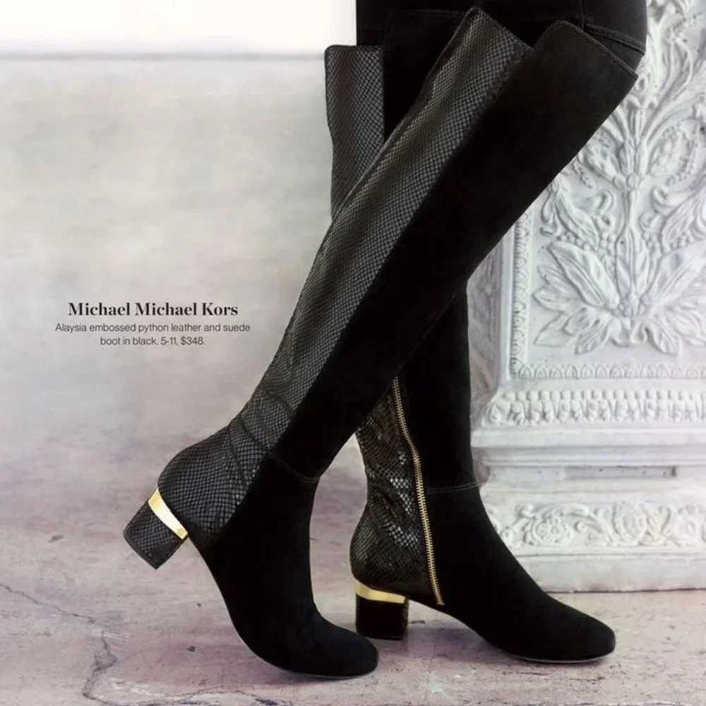 NWOB Michael Michael Kors Alaysia Over the Knee Boots